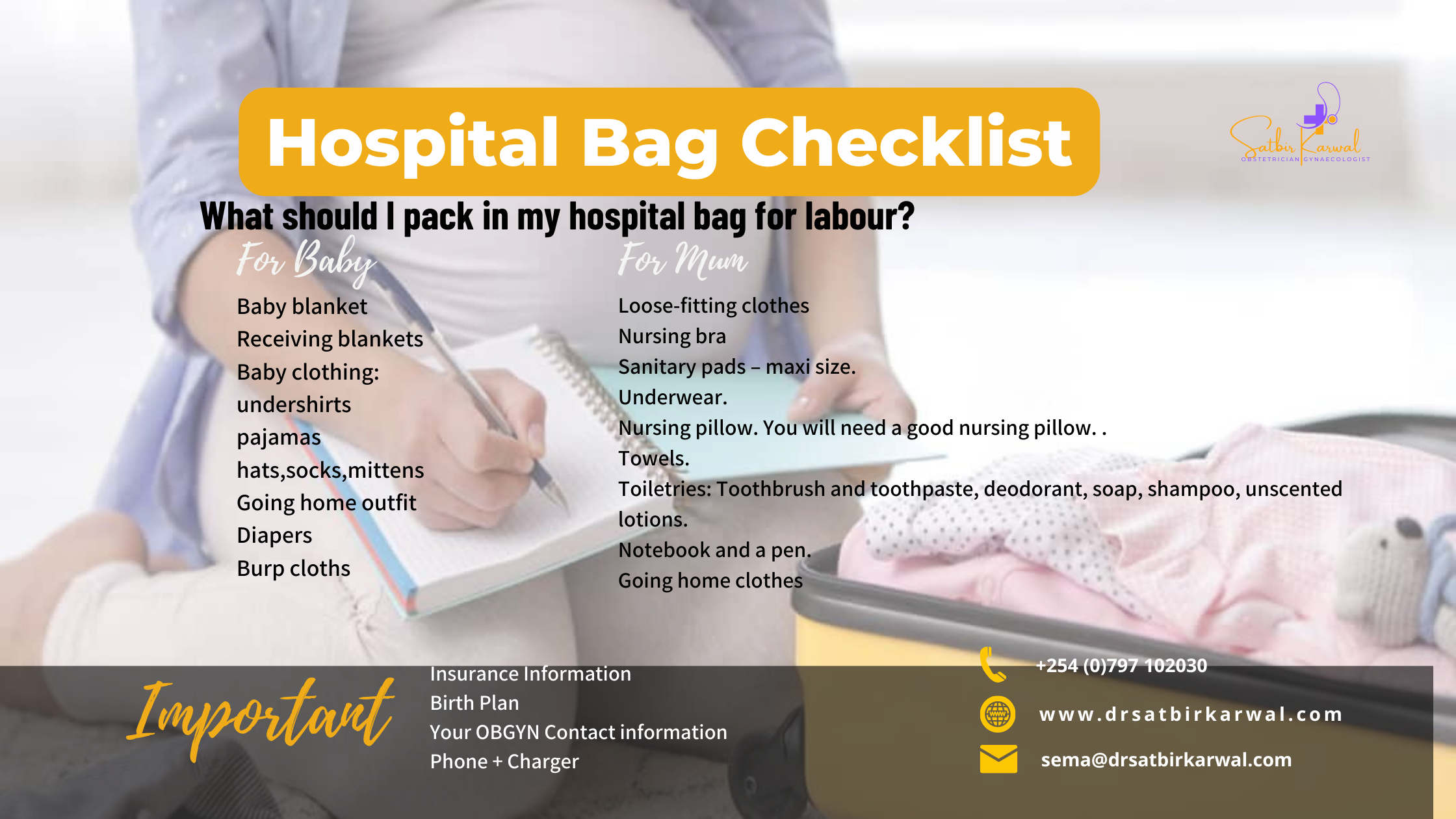 Details more than 79 delivery hospital bag checklist best - esthdonghoadian
